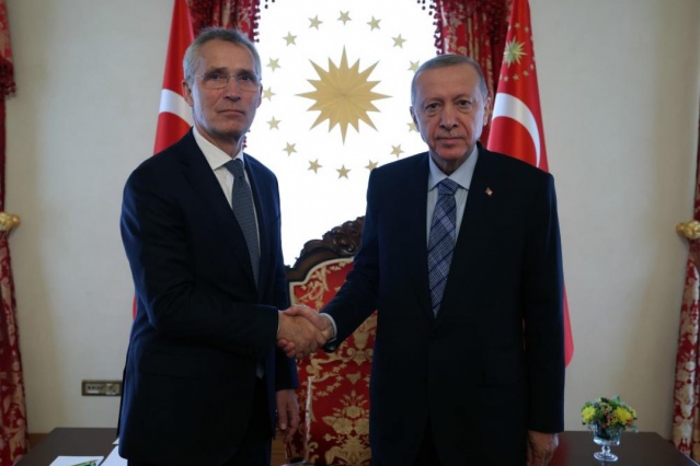 Cumhurbaşkanı Erdoğan NATO Genel Sekreteri Stoltenberg'i kabul etti