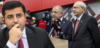 Selahattin Demirtaş'ın "Siyasi şantaj" paylaşımının sırrı! Arka planında Ümit Özdağ'ın şartı var: "Demirtaş'ın cezaevinde kalması"