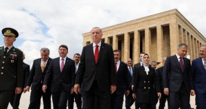 Cumhurbaşkanı Erdoğan ve yeni kabine üyelerinden Anıtkabir'e ziyaret