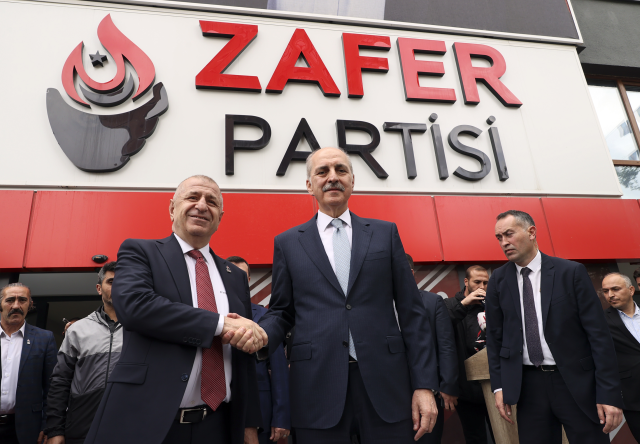 Zafer Partisi Genel Başkanı Ümit Özdağ ile AK Parti Genel Başkanvekili Numan Kurtulmuş görüşmesi başladı