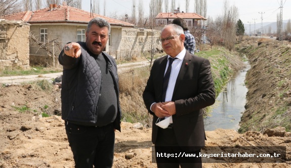 Yahyalı'da yol açma çalışmalarına hız verdi