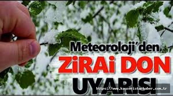 Zirai Don uyarısı