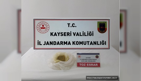 Jandarmadan uyuşturucu operasyonu