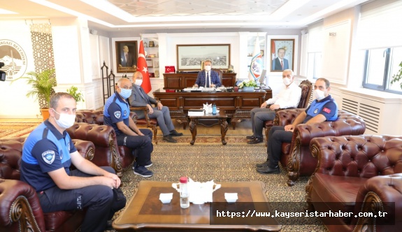 Başkan Palancıoğlu zabıta haftasını kutladı