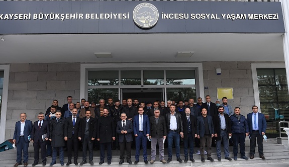 Başkan Büyükkılıç İncesu'da 30 Mahalle Muhtarının Taleplerini Dinledi