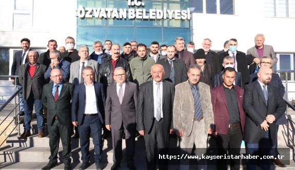 Başkan Büyükkılıç İlçe Ziyaretlerine Özvatan İle Devam Etti