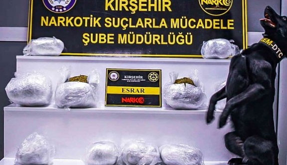 Narkotik Köpeği ’Çine’  Uyuşturucu Yakaladı