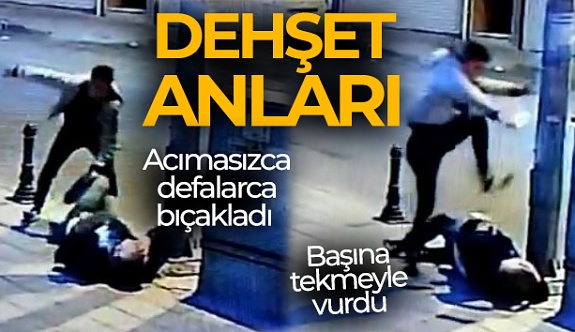 Tekirdağ'da Dehşet Anları Kamerada: Acımasızca Defalarca Bıçakladı, Başına Tekmeyle Vurdu