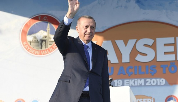 Kayseri'de Cumhurbaşkanı Erdoğan Heyecanı