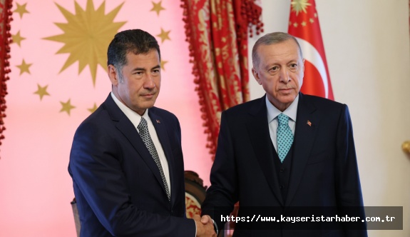 Cumhurbaşkanı Erdoğan ile Sinan Oğan'ın Dolmabahçe'deki görüşmesi sona erdi