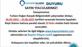 Ulaşım A.ş’den Önemli Duyuru