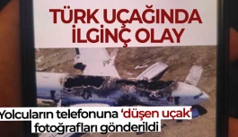 Türk Uçağında İlginç Olay