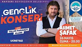 Büyükşehir'den gençliğe ‘Ahmet Şafak' konseri