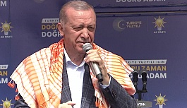 Cumhurbaşkanı Erdoğan, Aydın Mitinginde açıklamalarda bulunuyor